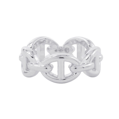 HERMES Chaine d'Ancre Anchene Ring Size PM/48/#8 SV925