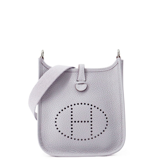 HERMES Evelyne Long Green Pantan Taurillon Clemence Size TPM