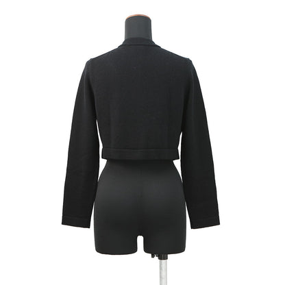 CHANEL IconButton Cardigan Size 36 BlackP73483 K10530 94305 Cashmere100%
