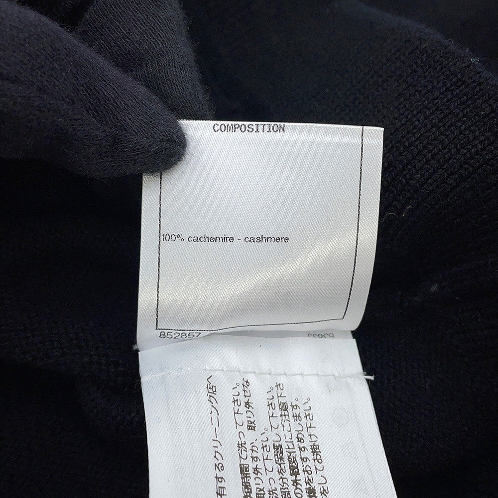 CHANEL IconButton Cardigan Size 36 BlackP73483 K10530 94305 Cashmere100%