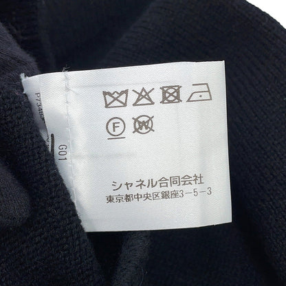 CHANEL IconButton Cardigan Size 36 BlackP73483 K10530 94305 Cashmere100%