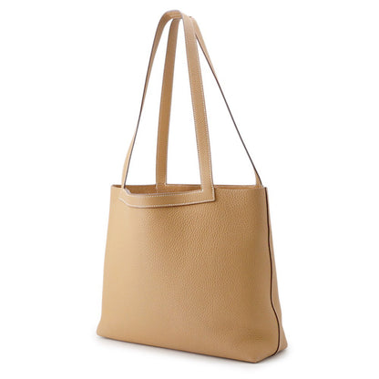 HERMES Cabas Sellier Biscuit Taurillon Clemence Size 31