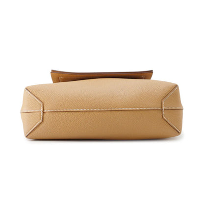 HERMES Cabas Sellier Biscuit Taurillon Clemence Size 31