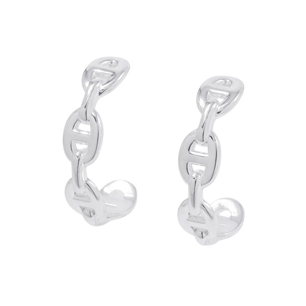 HERMES Chaine d'Ancre Earrings Size TPM SV925