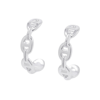 HERMES Chaine d'Ancre Earrings Size TPM SV925