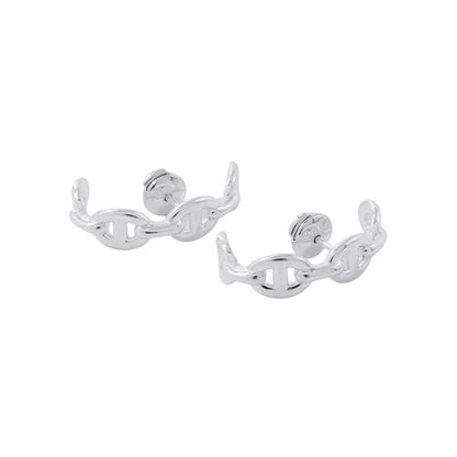 HERMES Chaine d'Ancre Earrings Size TPM SV925