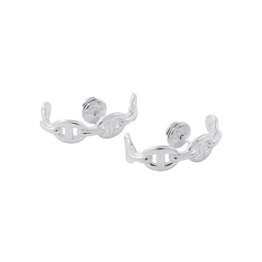 HERMES Chaine d'Ancre Earrings Size TPM SV925