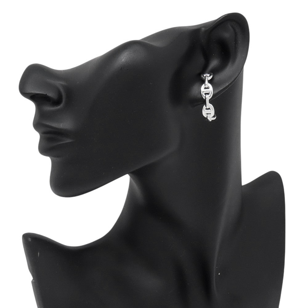 HERMES Chaine d'Ancre Earrings Size TPM SV925