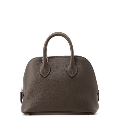 HERMES Bolide 1923 Vert Bronze Evercolor Size Mini