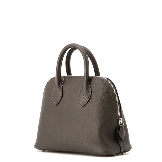HERMES Bolide 1923 Vert Bronze Evercolor Size Mini