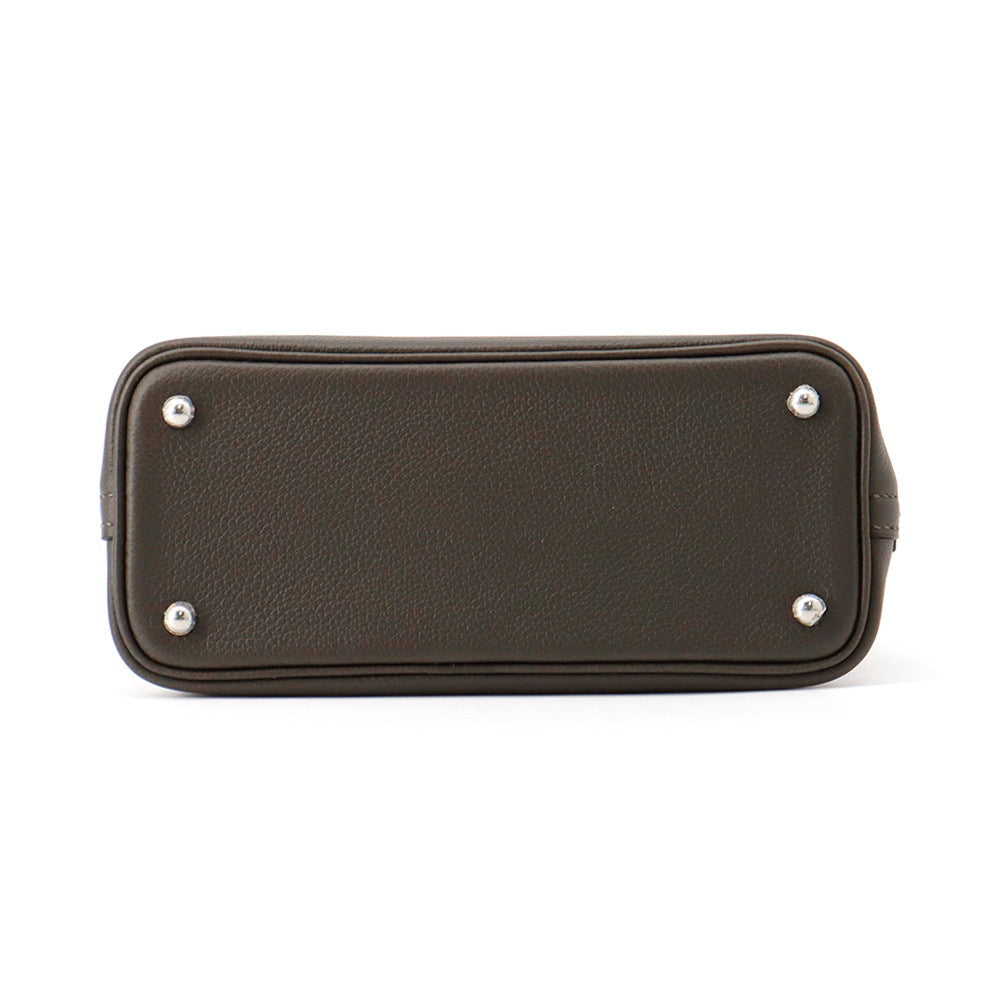 HERMES Bolide 1923 Vert Bronze Evercolor Size Mini