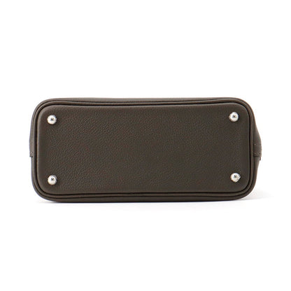 HERMES Bolide 1923 Vert Bronze Evercolor Size Mini