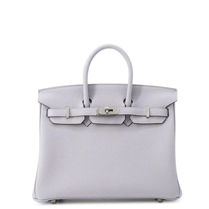 HERMES Birkin Green Pantan Togo Leather Size 25