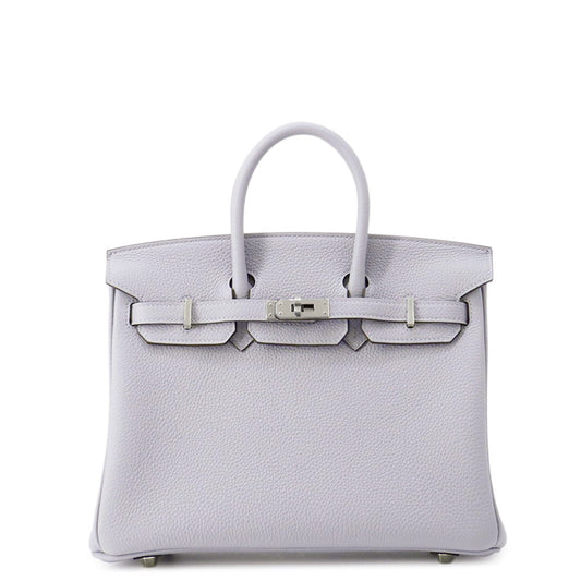 HERMES Birkin Green Pantan Togo Leather Size 25