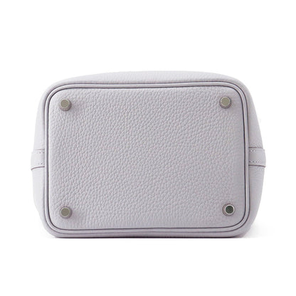 HERMES Picotin Lock Green Pantan Taurillon Clemence Size PM