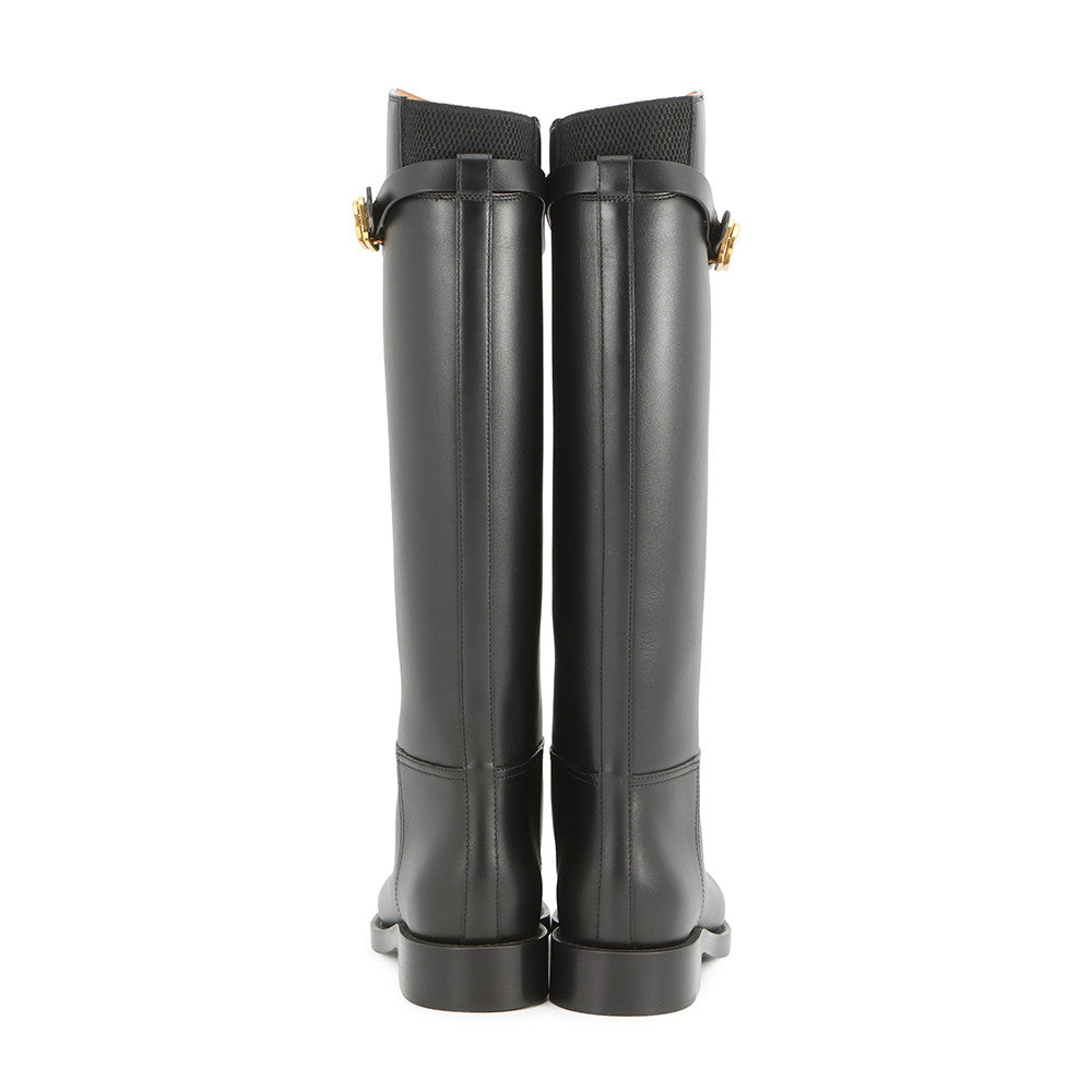 Dior EMPREINTE Empreinte Long Boots BlackKCI828VEA_S900 Calf Leather Size 37