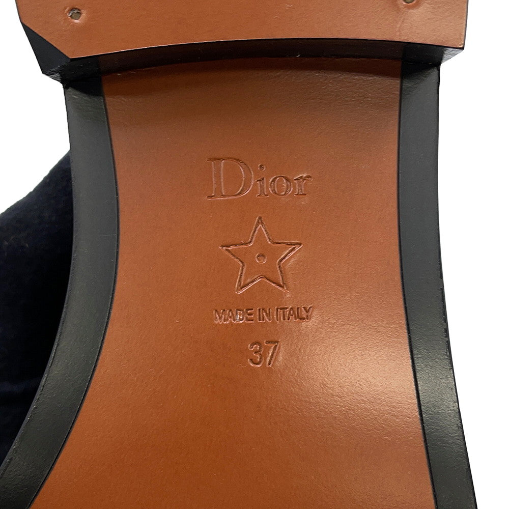 Dior EMPREINTE Empreinte Long Boots BlackKCI828VEA_S900 Calf Leather Size 37