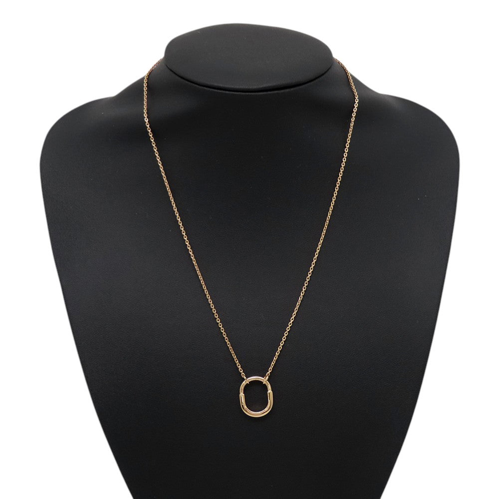 TIFFANY&Co. Padlock Pendant Size Small74365817 18K Pink Gold