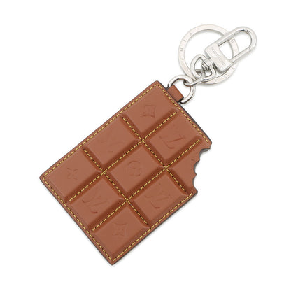 LOUIS VUITTON Bag Charm・LV Chocolate Bar BrownM01478 Monogram Leather