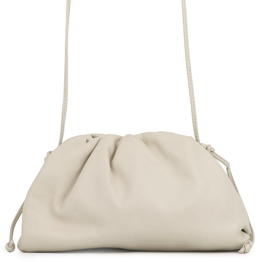 Bottega Veneta The Pouch Shoulder Bag Ivory585852 Leather Size Mini