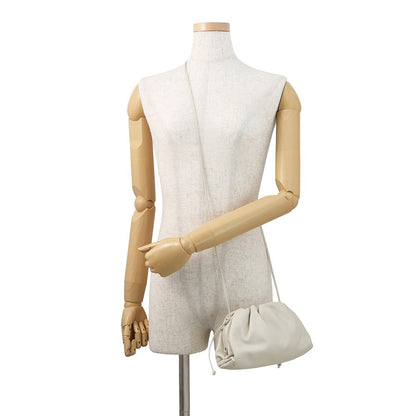 Bottega Veneta The Pouch Shoulder Bag Ivory585852 Leather Size Mini