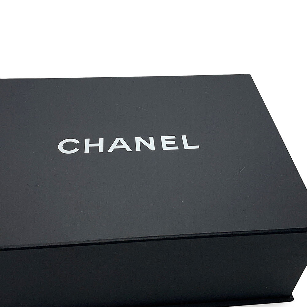 CHANEL Chain Shoulder Bag Navy Lambskin