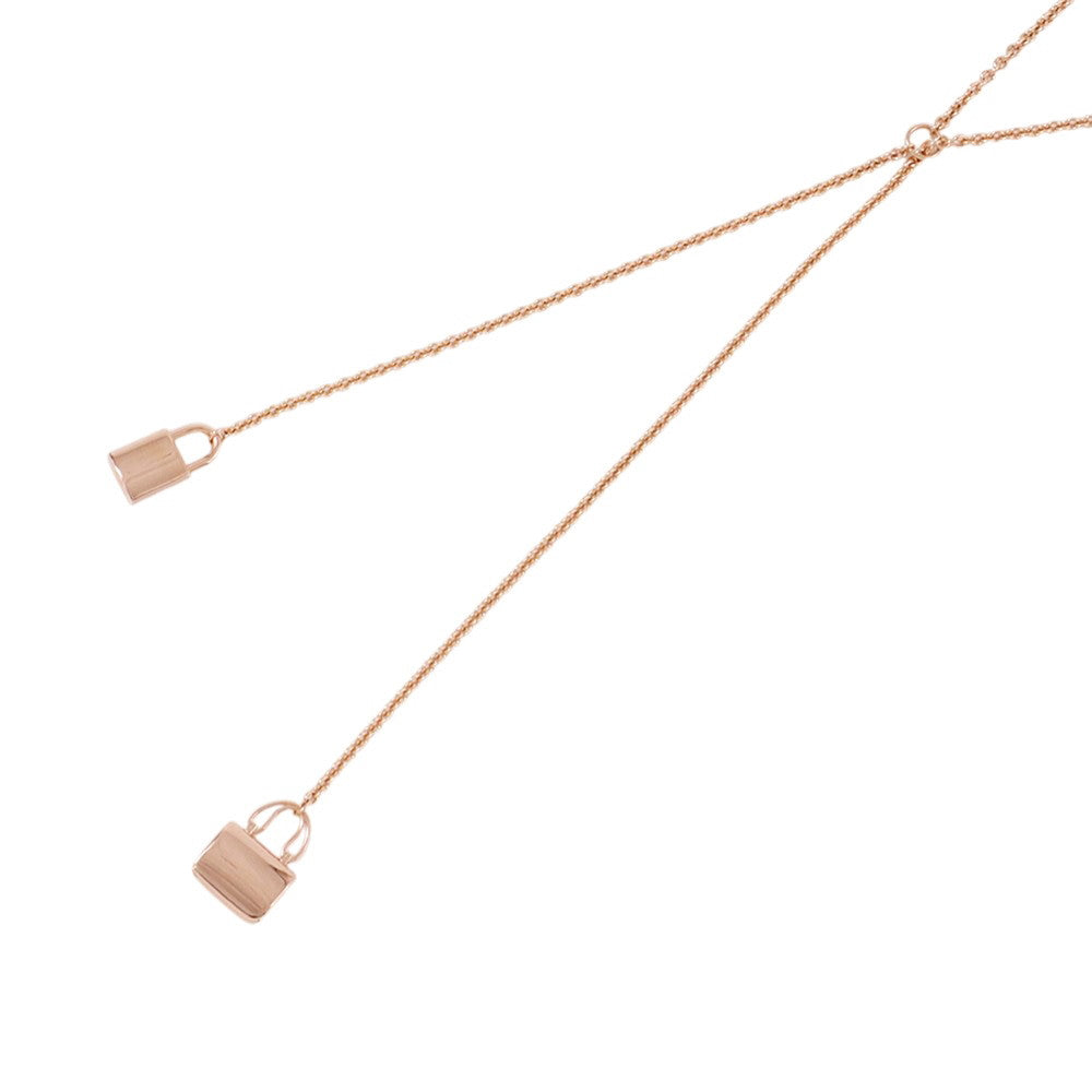 HERMES Amulette ConstanceNecklaceH125303B 00TU 18K Pink Gold