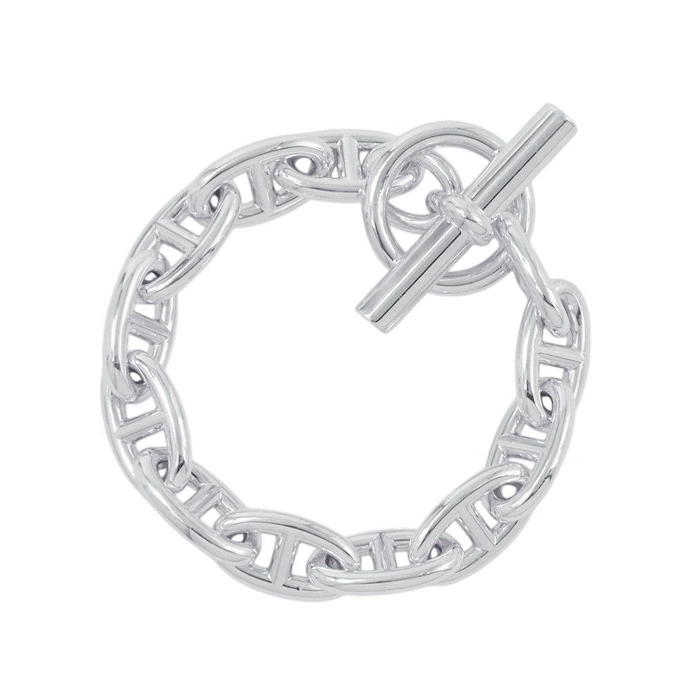 HERMES Chaine d'Ancre Bracelet 12 frames Size GM SV925
