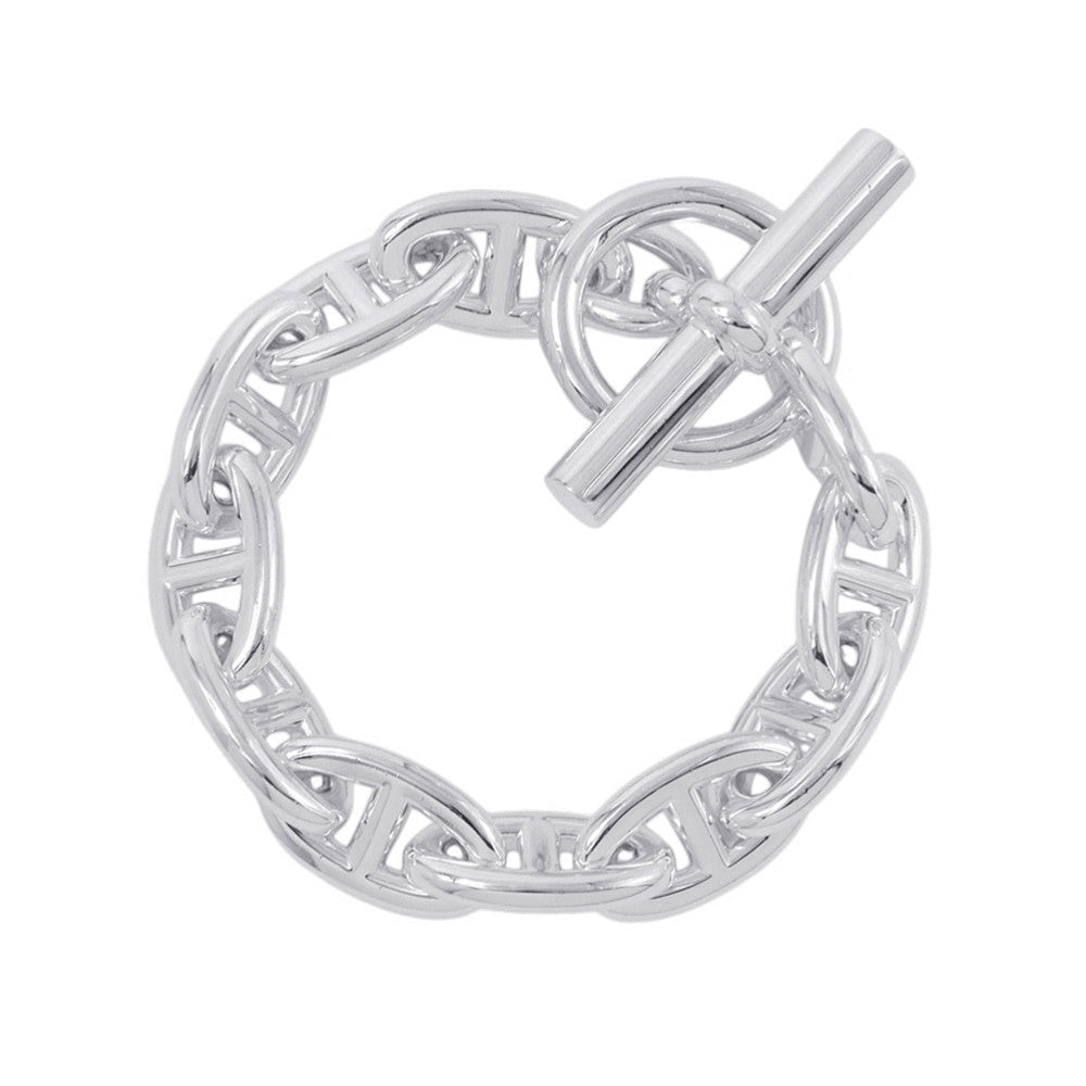 HERMES Chaine d'Ancre Bracelet 11 frames Size GM SV925