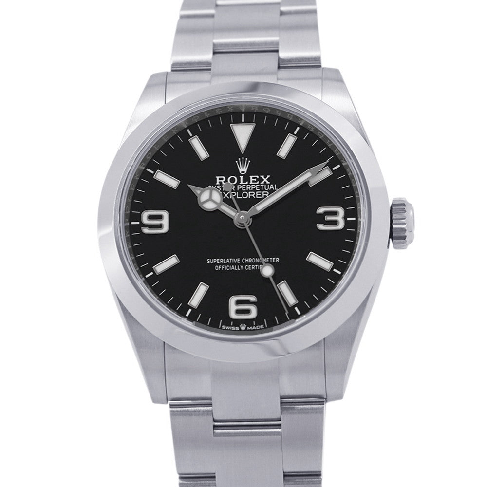 ROLEX Explorer 40 W40mm Stainless Steel Black Dial224270