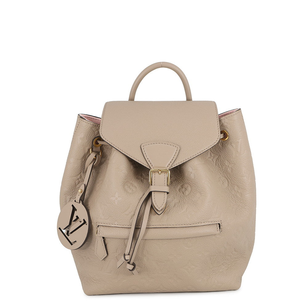 LOUIS VUITTON Montsouris TourterelleM45410 Monogram Empreinte Leather Size PM