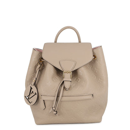 LOUIS VUITTON Montsouris TourterelleM45410 Monogram Empreinte Leather Size PM