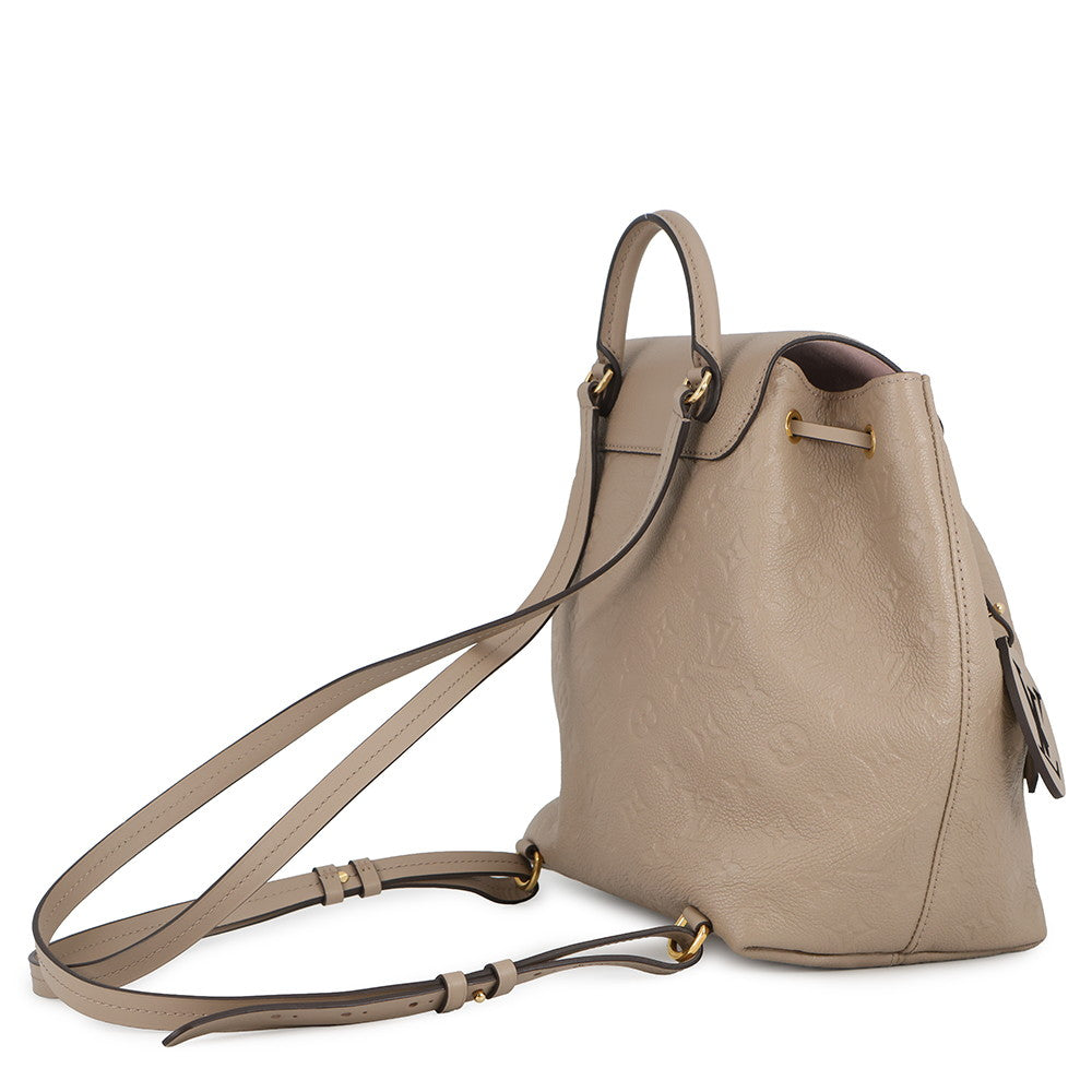 LOUIS VUITTON Montsouris TourterelleM45410 Monogram Empreinte Leather Size PM