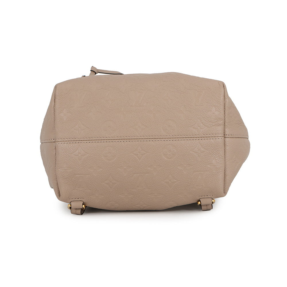 LOUIS VUITTON Montsouris TourterelleM45410 Monogram Empreinte Leather Size PM