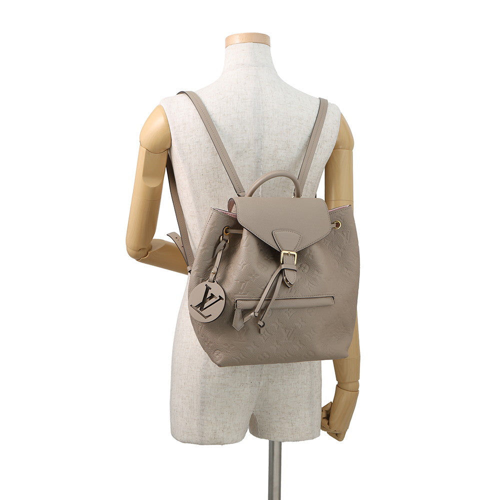LOUIS VUITTON Montsouris TourterelleM45410 Monogram Empreinte Leather Size PM