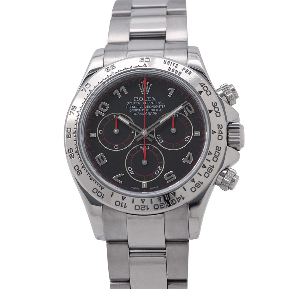 ROLEX Cosmograph Daytona W40mm 18K White Gold Black Dial116509