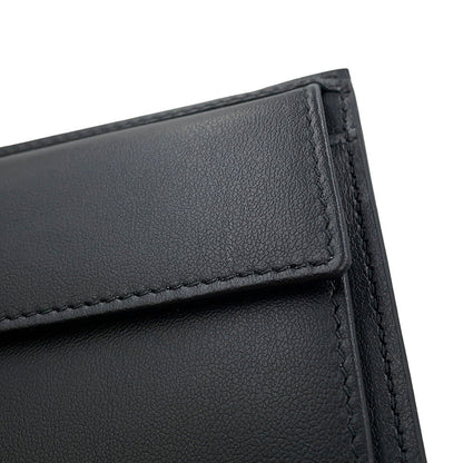 Dior CD Icon Bi-fold Wallet Black2ESBC027CDI_H00N Grained CalfLeather