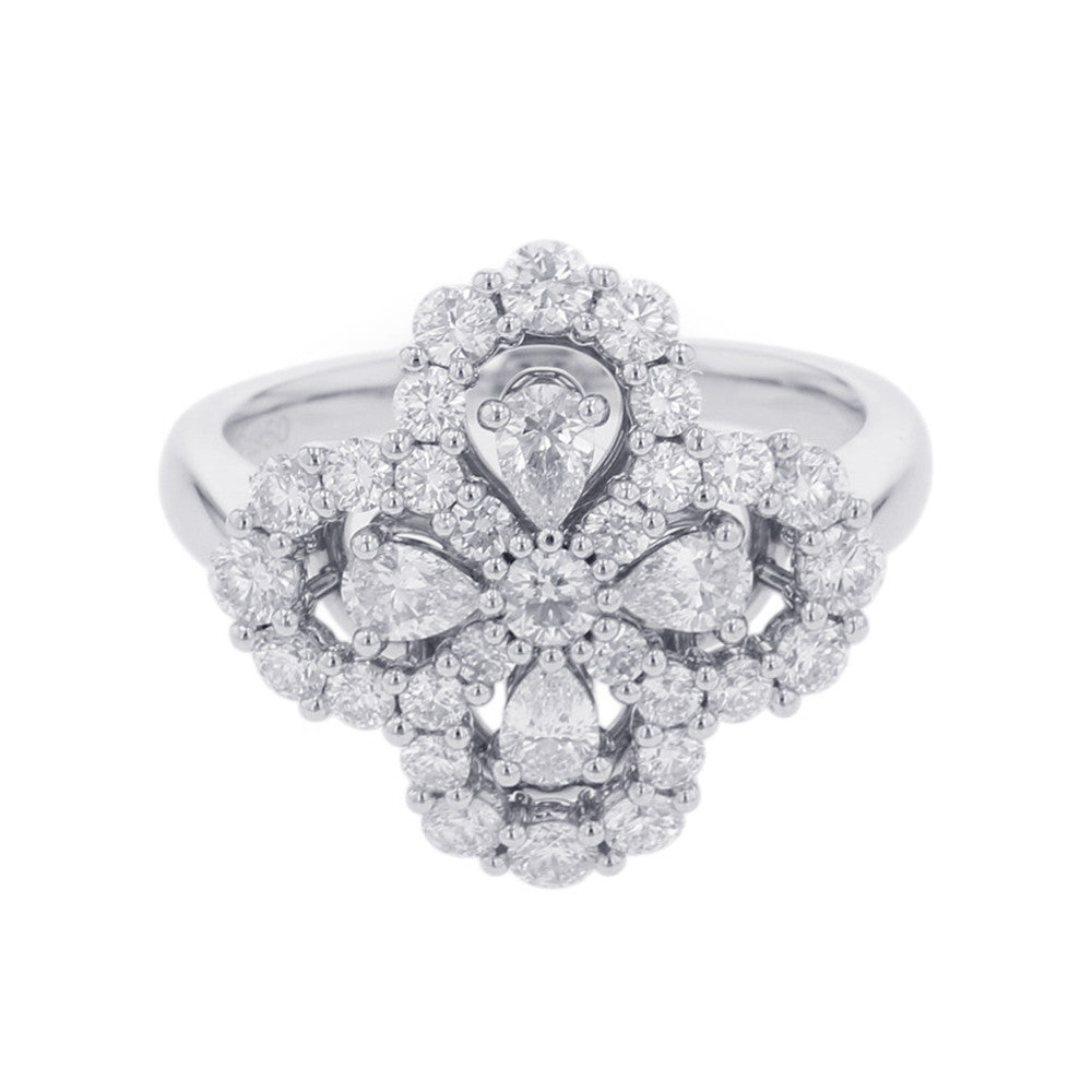 HARRY WINSTON Mini Loop, Full Motif, Ring Size Approximately 8thFRDPRP1ML4C Pt950