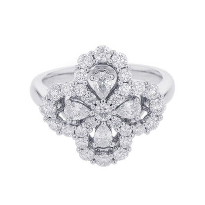 HARRY WINSTON Mini Loop, Full Motif, Ring Size Approximately 8thFRDPRP1ML4C Pt950