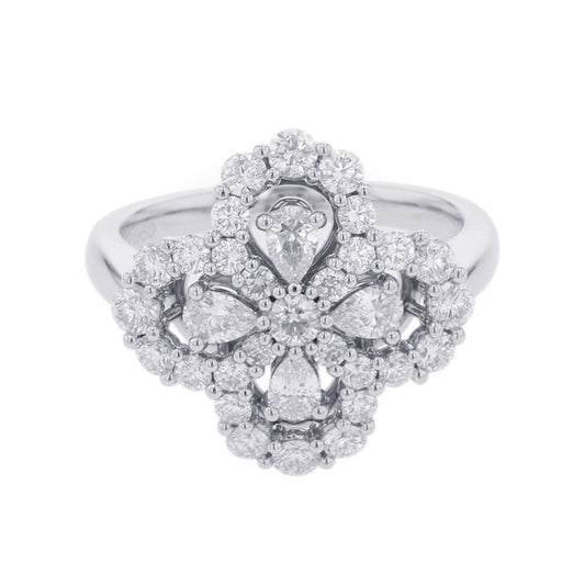 HARRY WINSTON Mini Loop, Full Motif, Ring Size Approximately 8thFRDPRP1ML4C Pt950