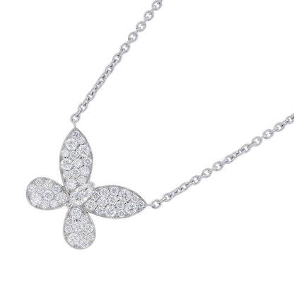 GRAFF Pave Butterfly Diamond Mini Pendant Size MiniRGP550 18K White Gold