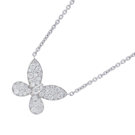 GRAFF Pave Butterfly Diamond Mini Pendant Size MiniRGP550 18K White Gold