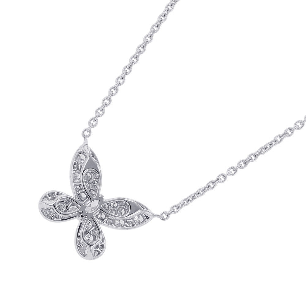 GRAFF Pave Butterfly Diamond Mini Pendant Size MiniRGP550 18K White Gold