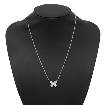GRAFF Pave Butterfly Diamond Mini Pendant Size MiniRGP550 18K White Gold