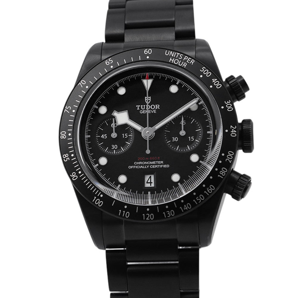 TUDOR Heritage Black Bay Chrono Dark Limited Edition (1181 pieces) W41mm Stainless Steel Black Dial79360DK