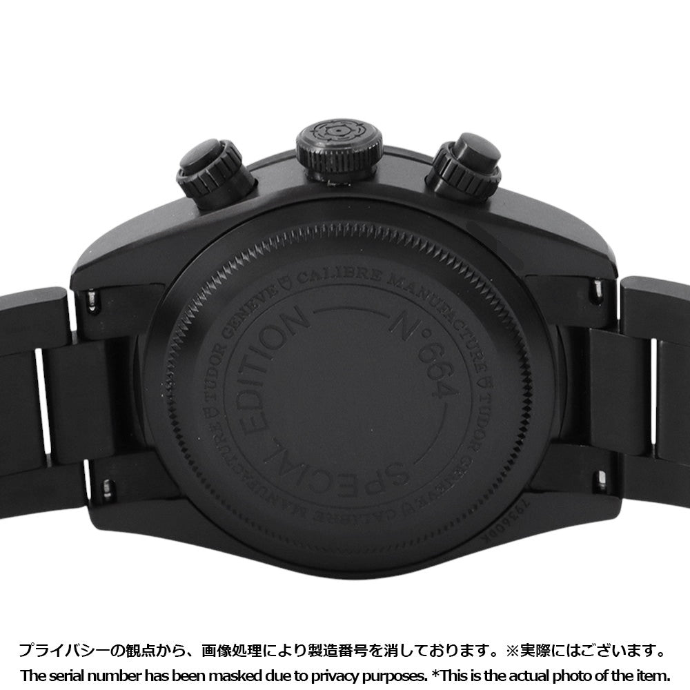 TUDOR Heritage Black Bay Chrono Dark Limited Edition (1181 pieces) W41mm Stainless Steel Black Dial79360DK