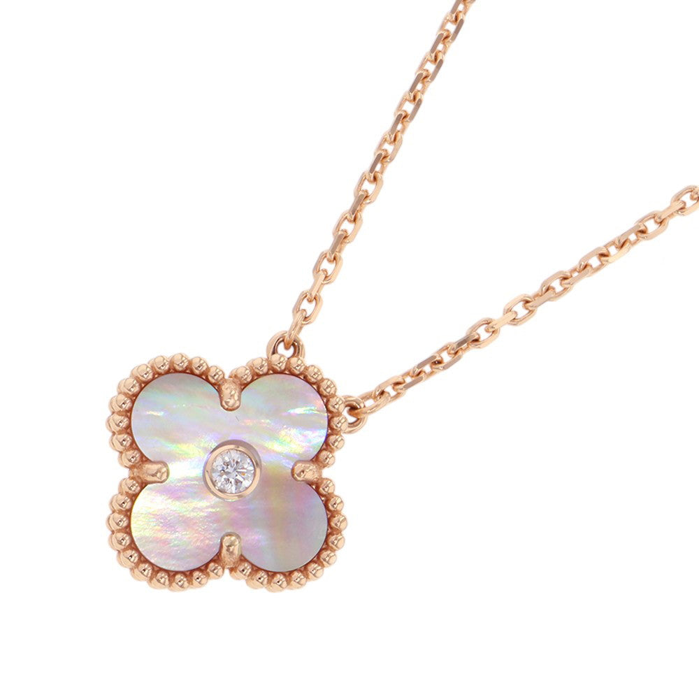 Van Cleef & Arpels Vintage Alhambra Necklace 2025 Holiday CollectionVCARPMOP00 18K Pink Gold