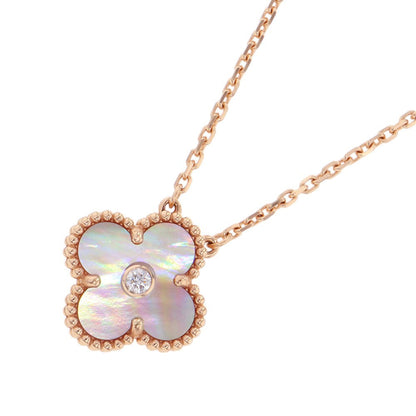 Van Cleef & Arpels Vintage Alhambra Necklace 2025 Holiday CollectionVCARPMOP00 18K Pink Gold
