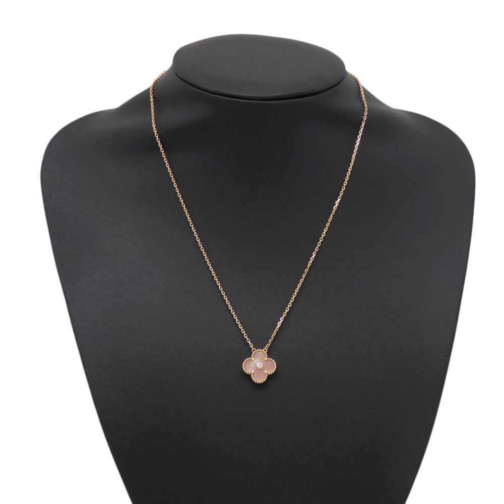 Van Cleef & Arpels Vintage Alhambra Necklace 2025 Holiday CollectionVCARPMOP00 18K Pink Gold