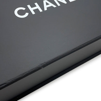 CHANEL Matelasse Kiss Lock ChainShoulder Bag Black Patent Leather Leather